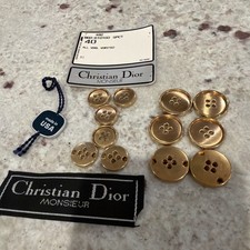Christian Dior Vintage Gold Tone Buttons picture