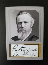 PRESIDENT RUTHERFORD B HAYES - COLLECTIBLE ACEO AUTOGRAPH CARD - MINT CONDITION picture