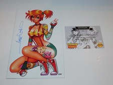 Zirty Girlz #5 Pokémon MEGACON MISTY VIRGIN Signed NATHAN SZERDY + COA NM picture