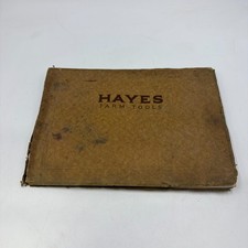 Vtg Antique #36 HAYES Catalog Galva Illinois Farm Pump Planter Tools cultivator picture
