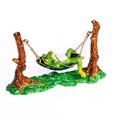 Frog on Tree  LIMITED EDITION Trinket box hand made by keren Kopal & crystal  picture