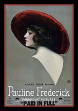 Pauline Frederick - Early Hollywood Star - 1919 - 4 x 6 inch Photo Print picture