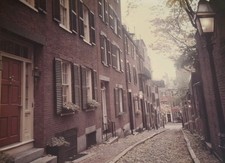 Vintage Historic Beacon Hill Acorn Street Boston MA Photograph 8