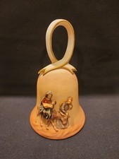 Vtg 1978 RR Roman Ceramic Bell Holy Family Mary Jesus Joseph Nativity Christmas picture