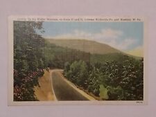 Looking Up Big Walker Mountain On Route 21 And 52 Wytheville Virginia  Postcard picture