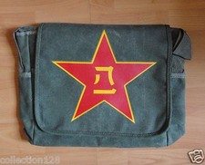Chinese Cultural Revolution Sailcloth Satchel, The Emblem of the China PLA picture