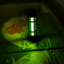 3x22.5mm Glass Tube w/Titanium Enclosure Night Luminous 25 Years Lamp Tube 1pc picture