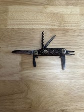 1920s H Boker Co Solingen 6-Blade Sportsman Pocket Knife Jigged Bone Germany picture