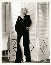 HOLLYWOOD CAROLE LOMBARD STYLISH POSE STUNNING PORTRAIT 1930s ORIG PHOTO MA92 picture