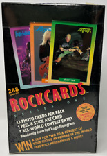 Rock Cards 1991 Music Trading Cards - Factory Sealed Box 288 Cards New Unopened picture