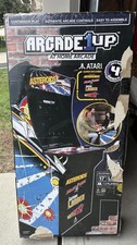 Arcade1Up At Home Arcade Atari w/ 4 Games Astroids + NEW Damaged Box picture