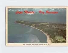 Postcard Key Biscayne, with Cape Florida on the Left, Key Biscayne, Florida picture