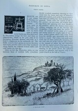 1885 Siena Italy Part 1 illustrated picture