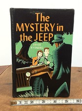 Vintage 1950's The Mystery in th Jeep Book First Edition Mid Century Decor Truck picture
