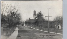 HARRISON AVENUE berryville ar original antique postcard arkansas street picture