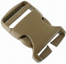 ITW Nexus 1.5 inch Side Release Buckle TSR 150 Split Bar X 2 Coyote Brown picture