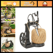 Sungmor Cast Iron Twine Holder and Scissors Set, Vintage Jute Twine Garden Strin picture