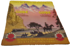 Denver & Rio Grande Western Railroad guide Rocky Mountains 1930s era booklet picture