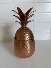 ABSOLUT ELYX VODKA limited Ed Copper Pineapple Drink Vessel, MCM Style  picture
