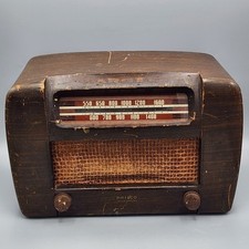 Vintage 1942 Philco Transitone 42-PT94 Wood Tube Radio Tube Chassis For Restore picture