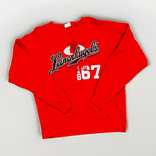Vintage Leinenkugel’s Red Crewneck Sweatshirt Sz Lg picture