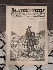Harper’s Weekly September 13, 1873 – New York City Life, Tompkins Square & Suppl picture