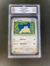Snorlax 144/191 - Surging Sparks - MGC Graded 10 Gem Mint - 2024 Pokemon Card picture