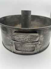 1923 Swans Down Cake Pan Angel Food Cake Katzinger Co. Chicago Vintage Antique picture
