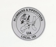 UA Local Casper Wyoming Local 193 PLUMBERS & PIPEFITTERS Ghost 3