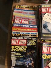 vintage hot rod magazine lot 12- 1974 Issues Full Year Cars Racing Muscle Speed picture