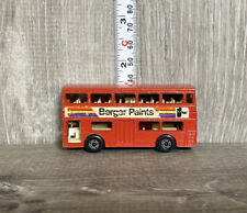 VTG 1972 Matchbox Superfast No 17 The Londoner Berger Paints Bus Lesney Products picture