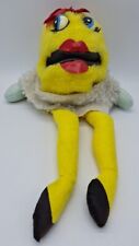 Vintage Ms Mrs Pac-Man 1980s Commonwealth Bally Midway Plush Hand Puppet picture