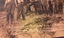 Real Photo RPPC Postcard Soldiers Troop B 8th Cav Ft. Wm. McKinley PI picture