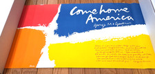 vintage 1972 George McGovern Campaign Poster 24X13 President Come home america picture