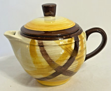 VINTAGE VERNONWARE CREAMER WITH LID ORGANDIE PATTERN VERNON KILNS picture