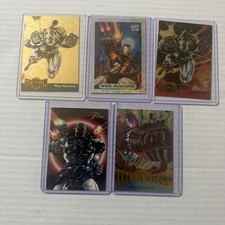 Marvel War Machine 1994-95 Flair/Metal Cards.. Lot Of 5.. Super Rare picture