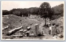 Antique Cyprus Postcard SALAMIS Famagusta Ancient Ruins RPPC picture