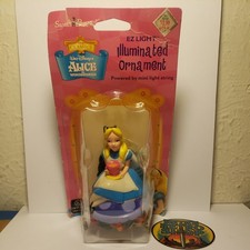 2001 Alice in Wonderland Christmas Ornament Disney SANTAS BEST EZ LIGHT picture