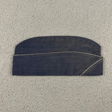 Vintage Air Force Garrison Cap 6 7/8 Wool Poly Denim Style 1960s Cavanagh picture