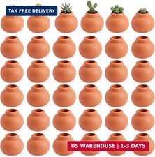 36 Pcs Mini Terracotta Pots for DIY Craft, 1.5 × 1.2 in Clay Pots picture