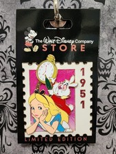 DEC WDCS D23 2026 Ultimate Stamp Alice White Rabbit 1951 LE 500 Disney Pin picture