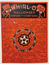 Vintage Whirl-O Halloween Fortune and Stunt Spinner Game ~ by Sandra Pearl picture