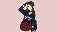 Anime Original Characters Brunette Looking 11x17 Poster picture