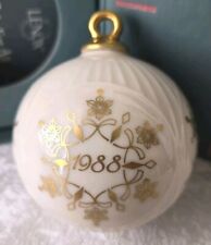 Vintage Lenox 1988 Annual Christmas Ball Ornament  picture