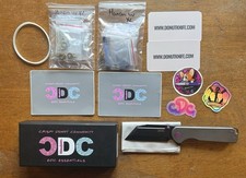 CDC Crispy Donut Community Hanson W XL Midnight Edition Knife DLC Titanium S90V picture