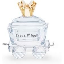 SWAROVSKI BABY'S 1ST TOOTH WAGON 5492218 FIRST STEPS SERIES  picture