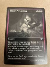 Edgar's Awakening Innistrad Double Feature Silver Screen Foil NM MtG 377 picture