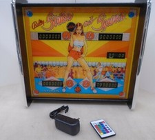 Bally Strikes & Spares Pinball Head LED Display light box picture