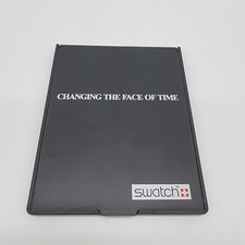 Vintage 90's Black Swatch Compact Mirror Retro Nostalgic  picture