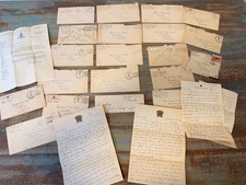 WWII US Navy Sailor Letters Lot 1943 Chelsea Naval Hospital Newport RI Ephemera picture